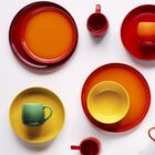 Stoneware Rainbow Set of 6 Coupe Side Plates image number 6